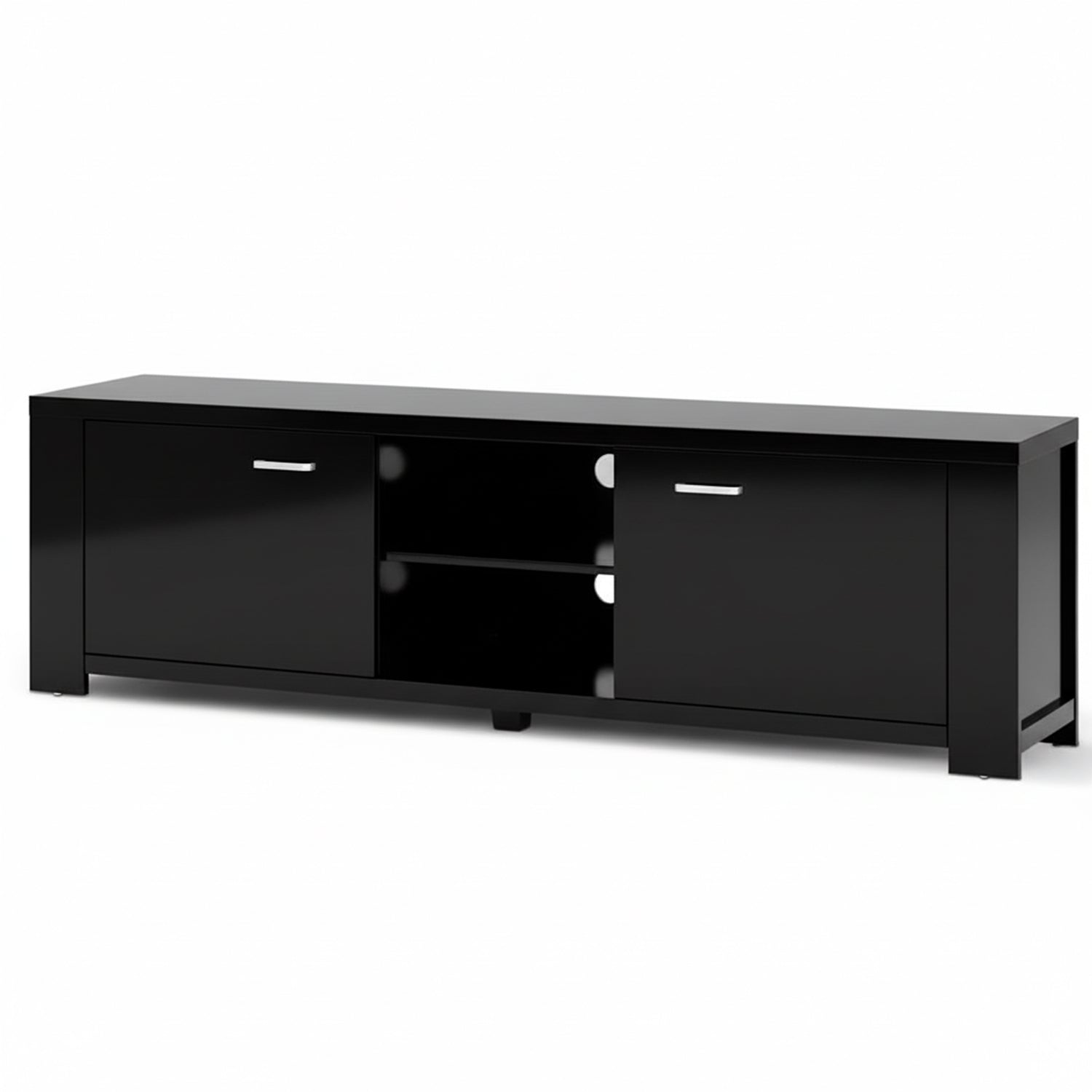 Artiss TV Cabinet Entertainment Unit 160cm Black Maxi Artiss
