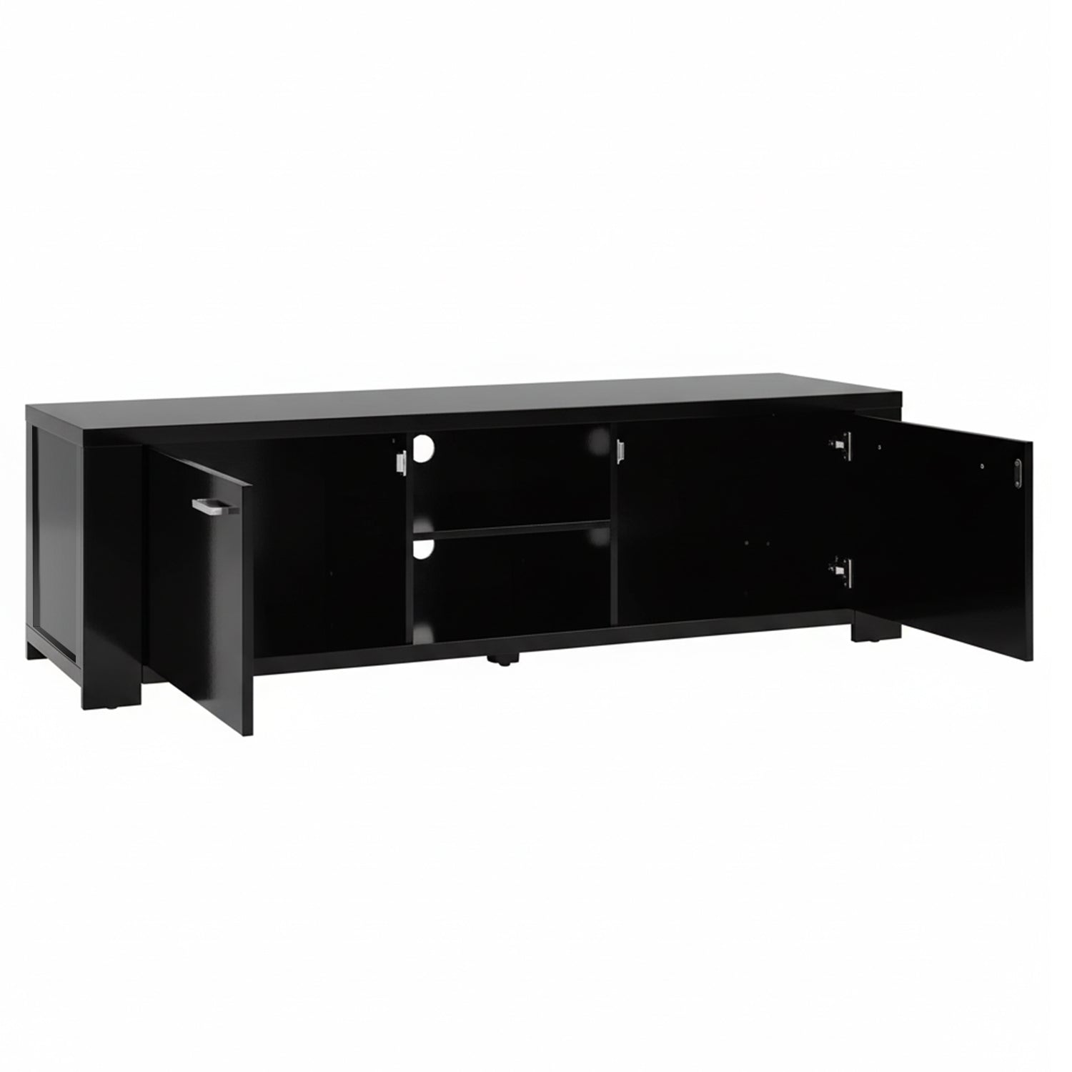Artiss TV Cabinet Entertainment Unit 160cm Black Maxi Artiss
