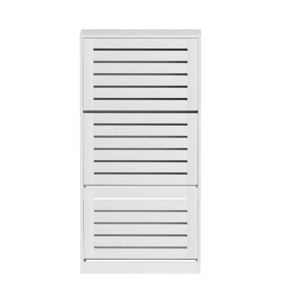 Artiss Shoe Cabinet Storage Drawer 45 Pairs White Artiss