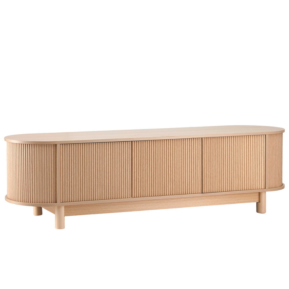 Artiss TV Unit Entertainment Unit Storage Cabinet 160cm Pine Awezingly