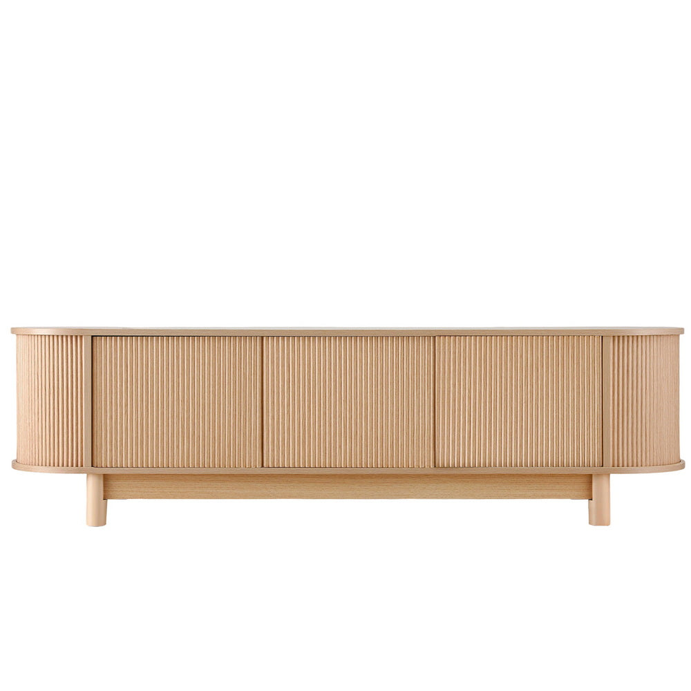 Artiss TV Unit Entertainment Unit Storage Cabinet 160cm Pine Awezingly