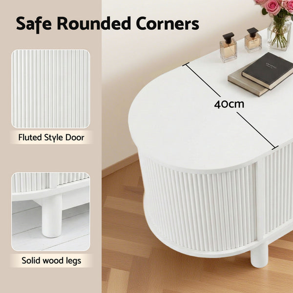 Artiss TV Unit Entertainment Unit Storage Cabinet 160cm White Awezingly