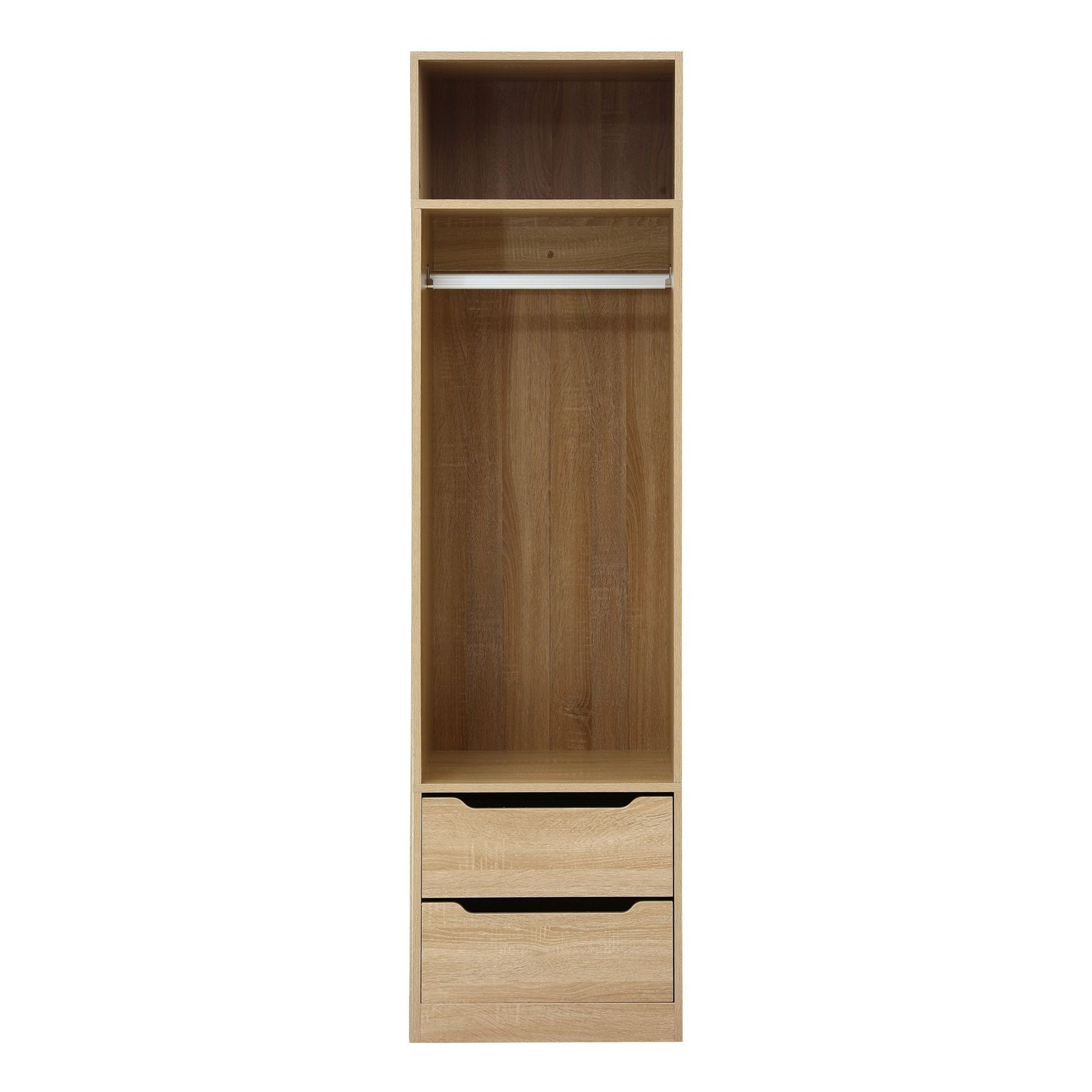 Artiss Wardrobe Clothes Closet Storage Organizer Pine Awezingly