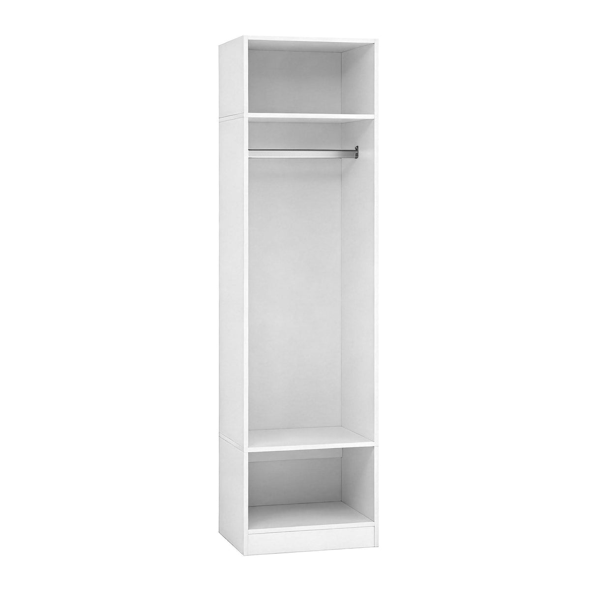 Artiss 2X Wardrobe Clothes Closet Storage Organiser Shelf White Awezingly