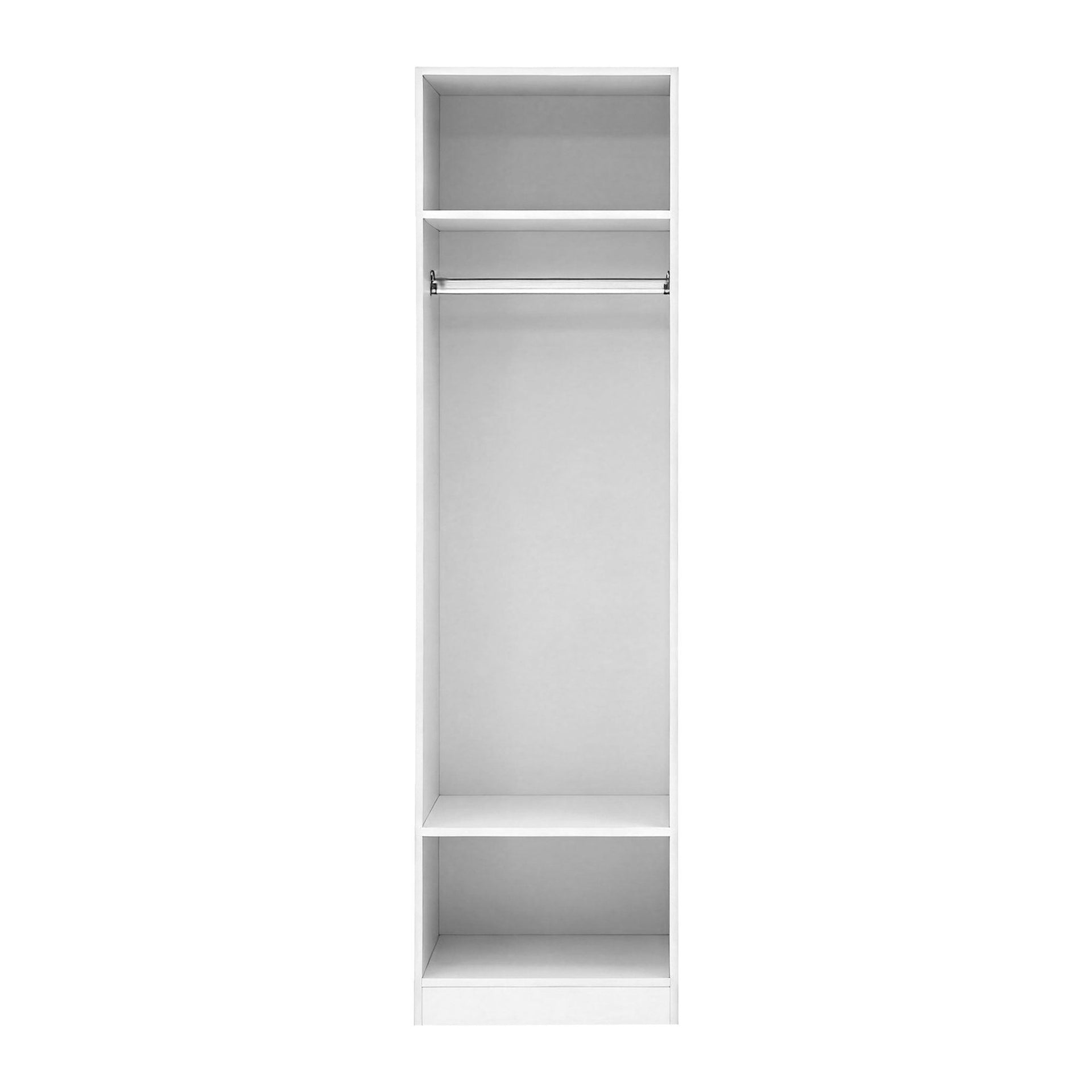 Artiss 2X Wardrobe Clothes Closet Storage Organiser Shelf White Awezingly