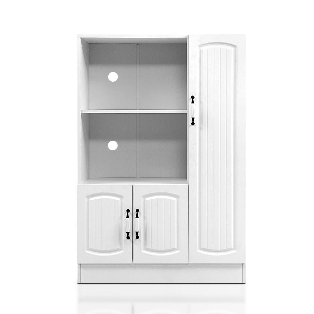 Artiss Buffet Sideboard Cabinet Storage Cupboard Doors White Kitchen Hallway Artiss