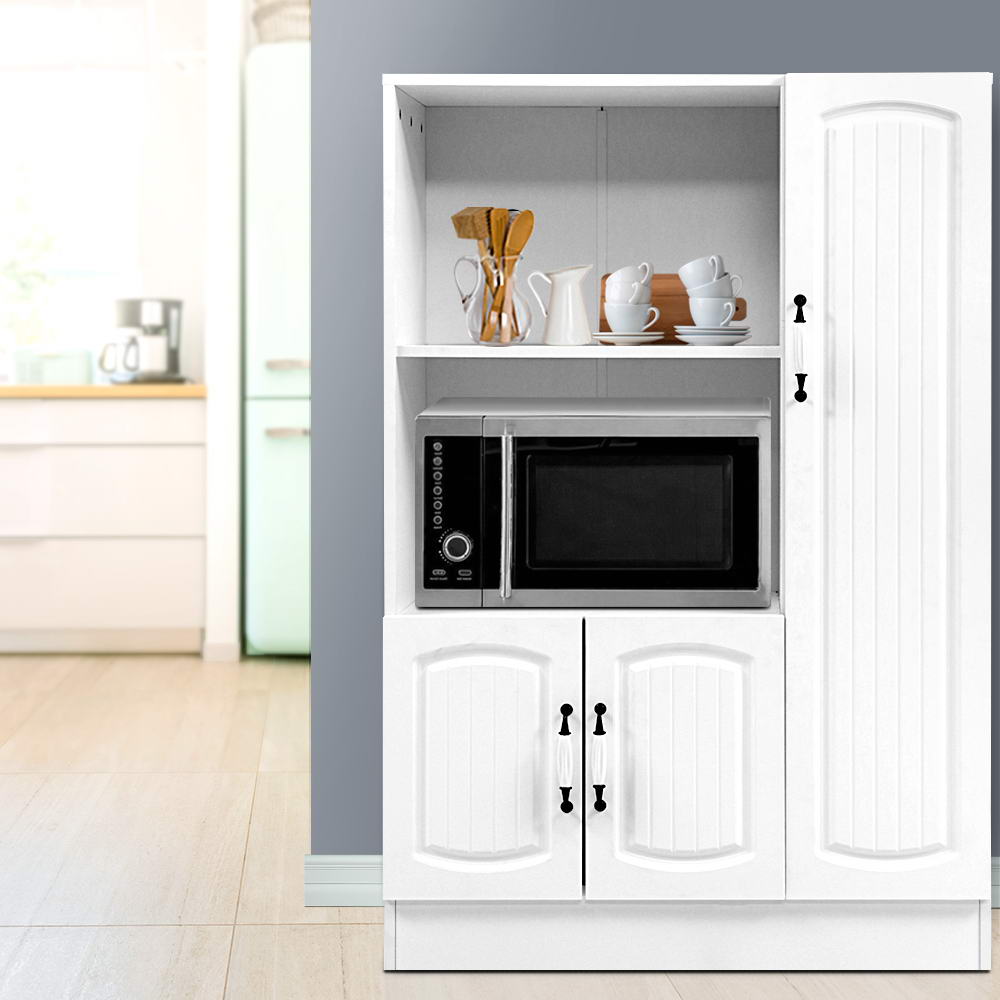 Artiss Buffet Sideboard Cabinet Storage Cupboard Doors White Kitchen Hallway Artiss