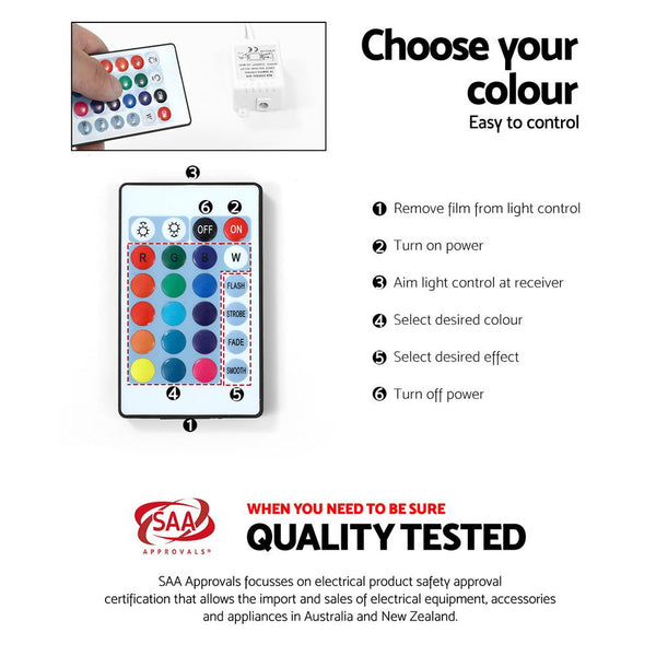 Artiss TV Cabinet Entertainment Unit Stand RGB LED Gloss 3 Doors 180cm White Artiss