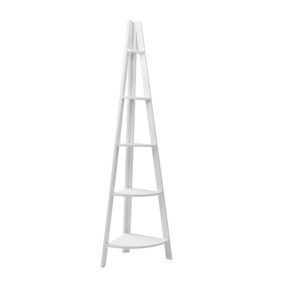 Artiss 5 Tier Corner Ladder Display Shelf Home Storage Plant Stand Bookshelf Artiss