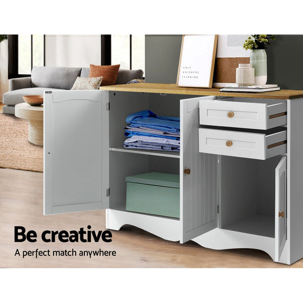 Artiss Buffet Sideboard Storage Cabinet Kitchen Cupboard Drawer Table Hallway Artiss