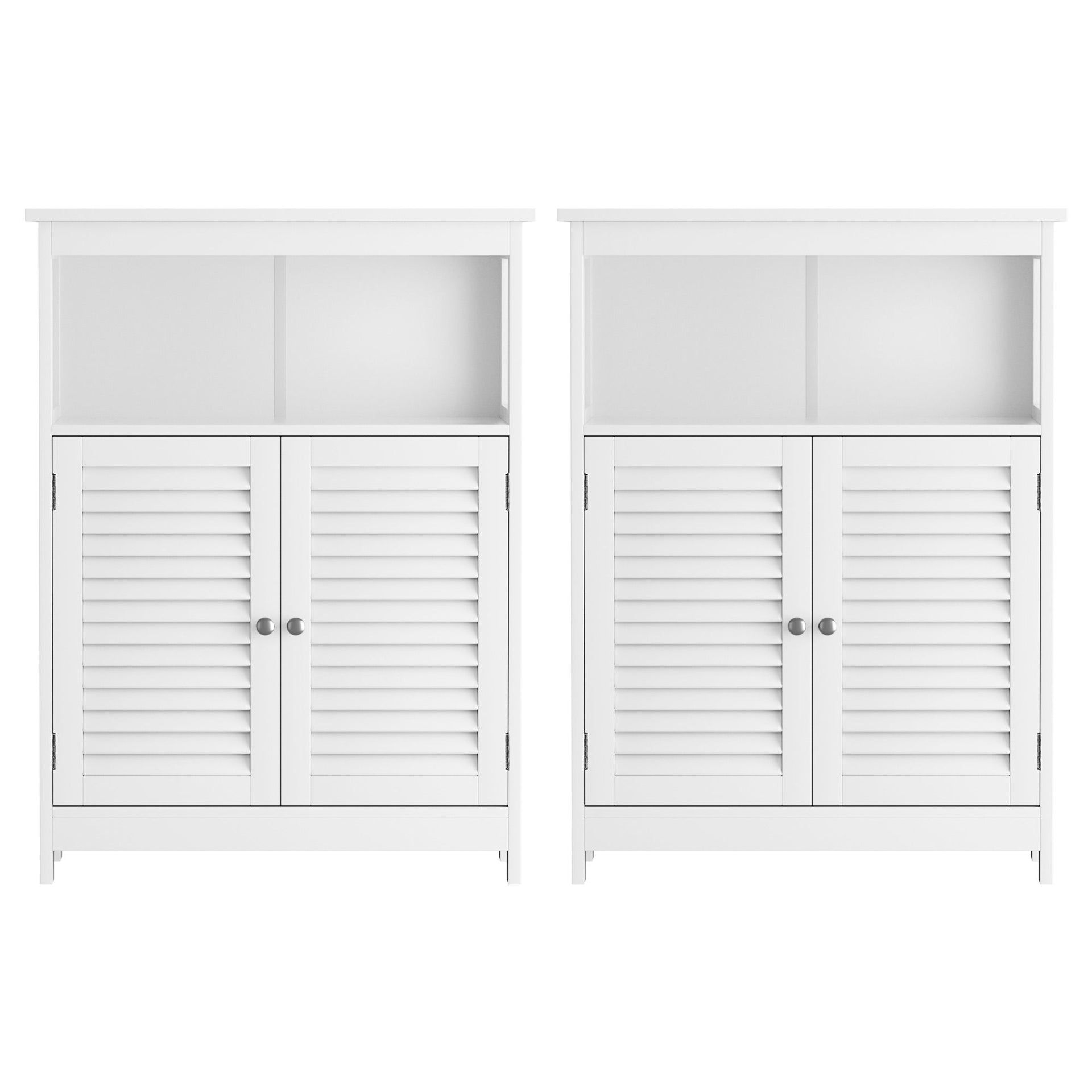 Artiss 2x Buffet Sideboard Cabinet Server Cupboard Kitchen Bathroom Storage IVOR Awezingly