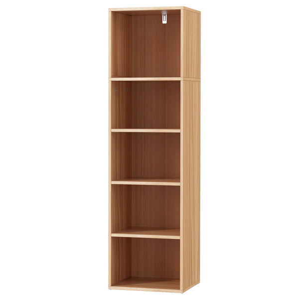 Artiss Bookshelf 5 Tiers MILO Pine Artiss