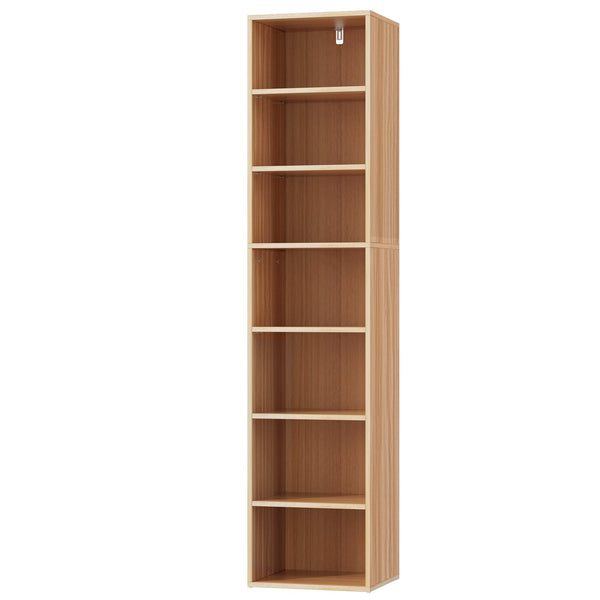 Artiss Bookshelf 7 Tiers MILO Pine Artiss