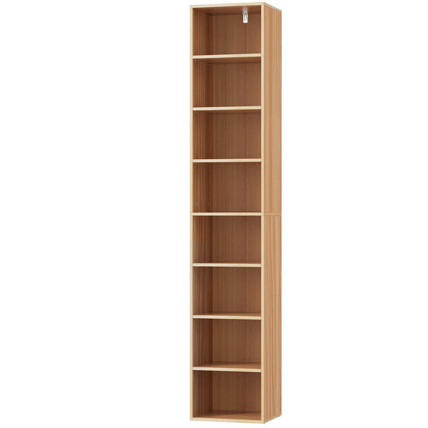 Artiss Bookshelf 8 Tiers MILO Pine Artiss