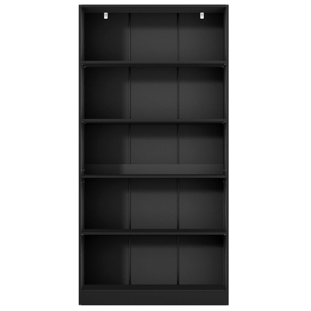 Artiss Bookshelf 5 Tiers ANTON Black Artiss