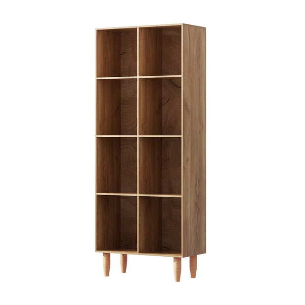 Artiss Bookshelf Bookcase 4 Tiers LEOR Walnut Artiss
