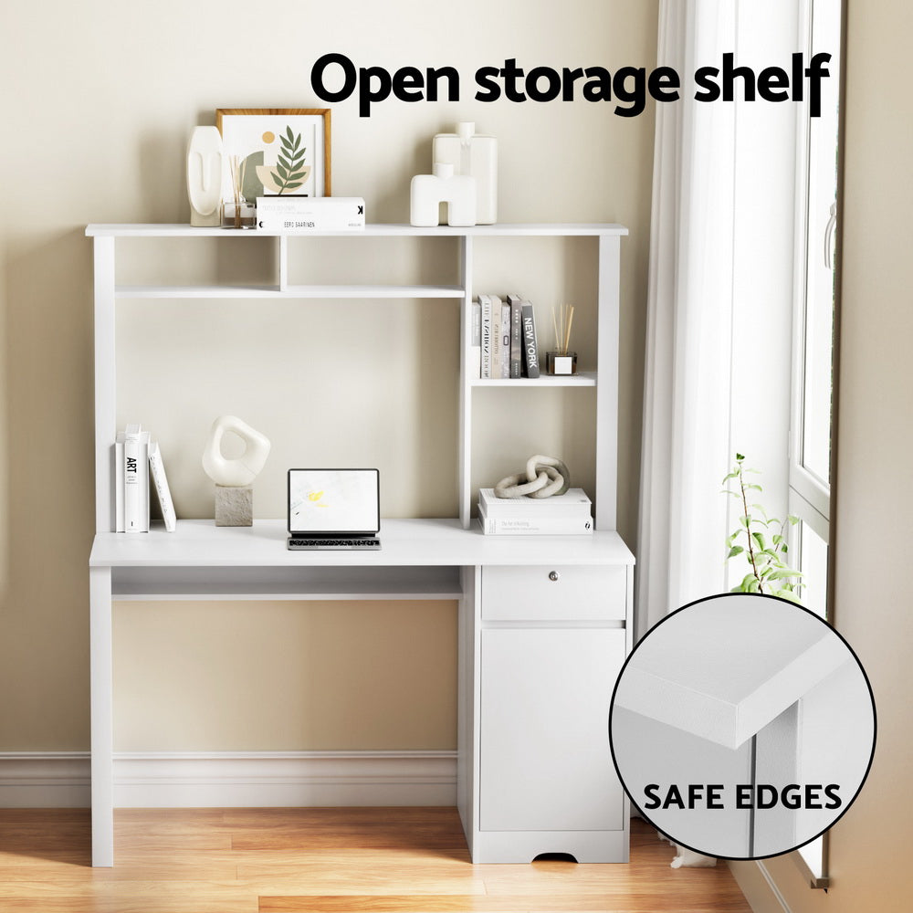 Artiss Computer Desk Office Study Desks Table Drawer Bookshelf Cabinet Artiss