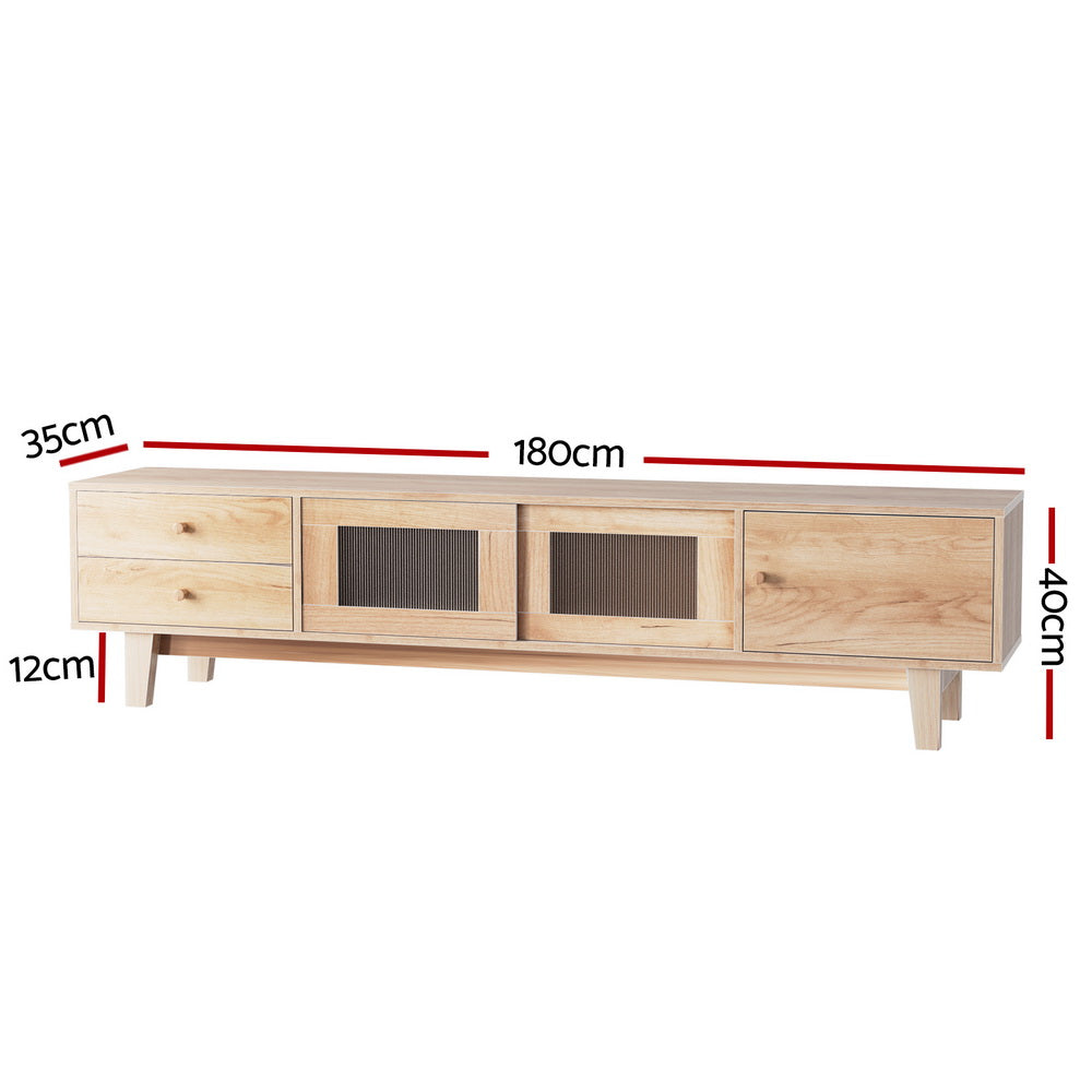 Artiss TV Cabinet Entertainment Unit Stand Storage Drawer 180CM Artiss