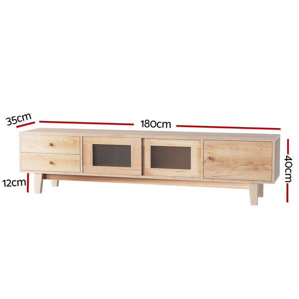 Artiss TV Cabinet Entertainment Unit Stand Storage Drawer 180CM Artiss
