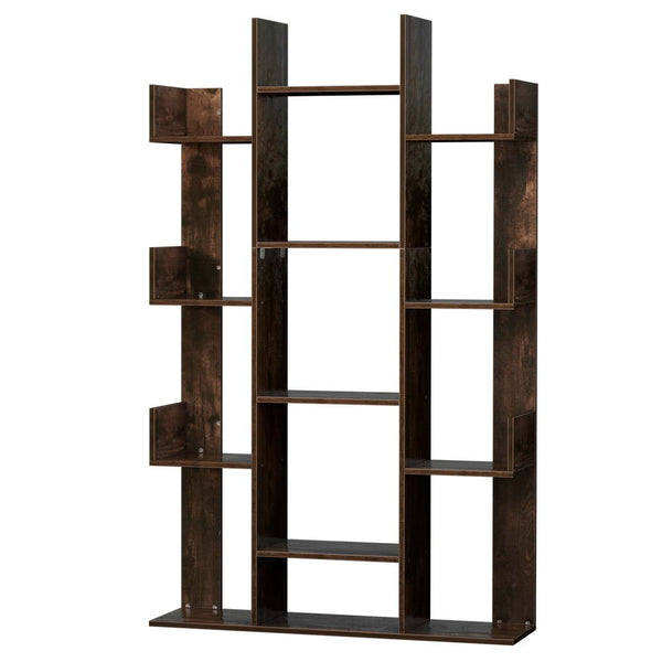 Artiss Tree-Shaped Bookshelf ROMI Walnut Artiss