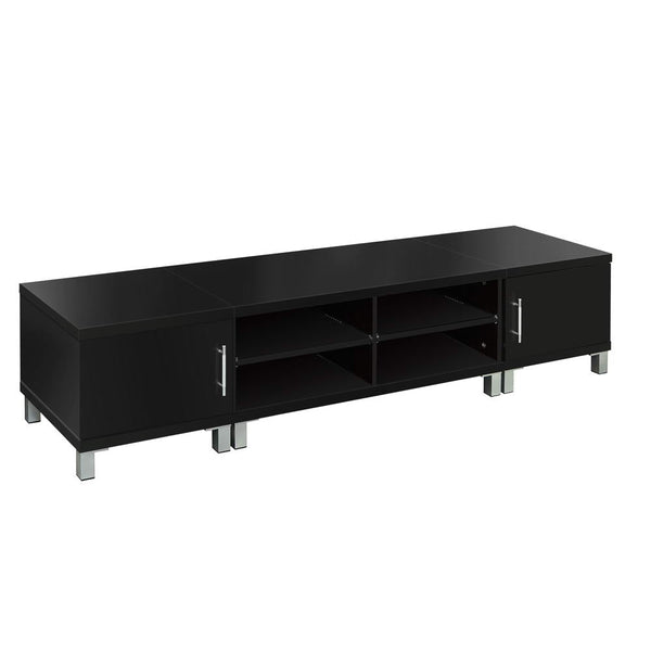 Artiss Entertainment Unit with Cabinets - Black Artiss