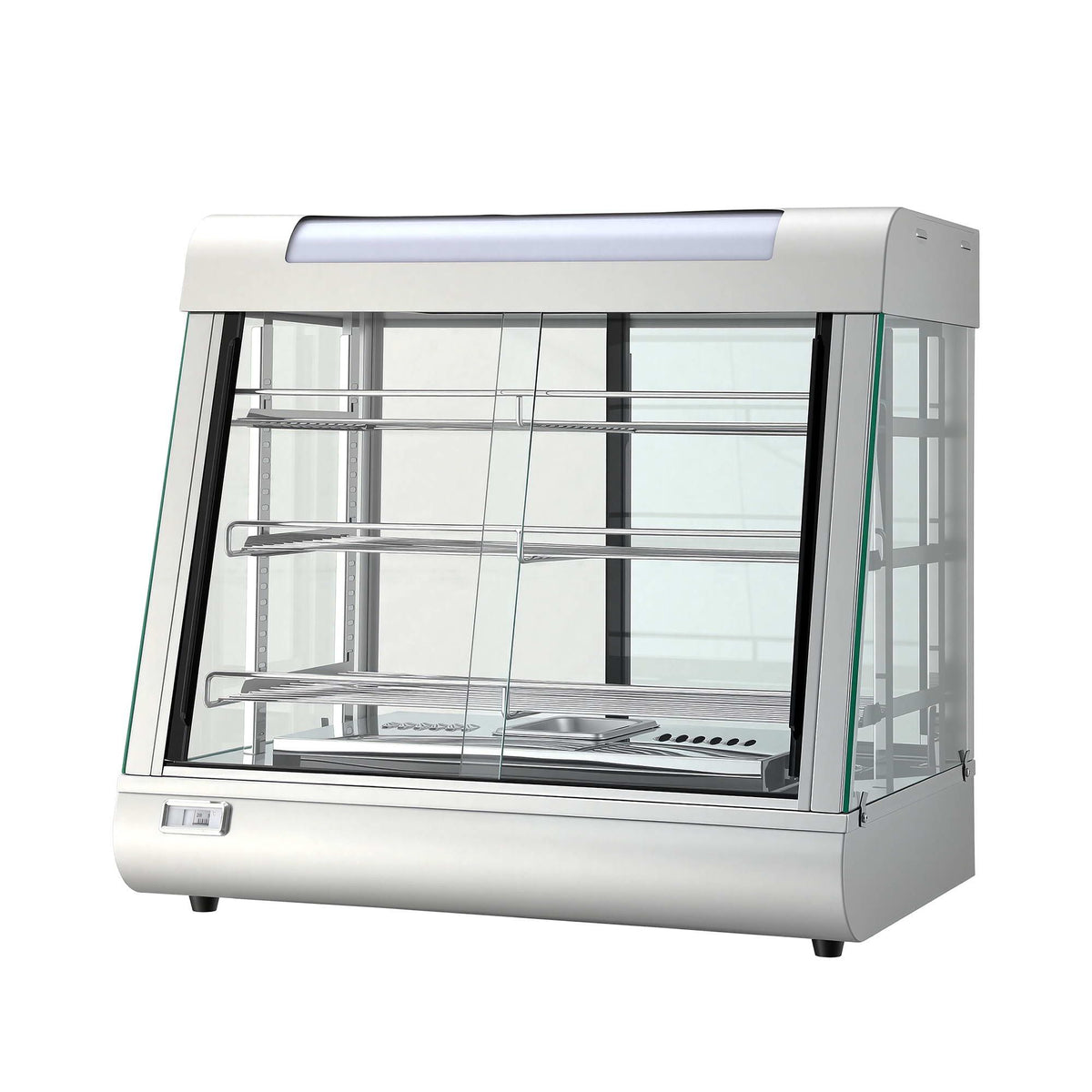 Devanti Commercial Food Warmer 1500W 3 Shelf Heated Display Cabinet Awezingly