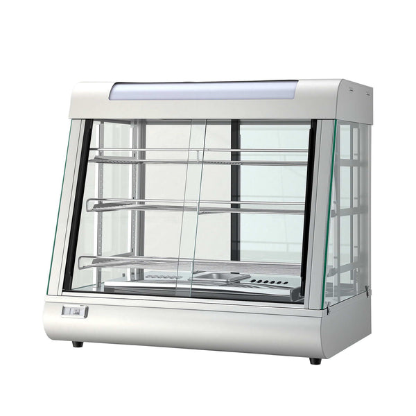 Devanti Commercial Food Warmer 1500W 3 Shelf Heated Display Cabinet Awezingly
