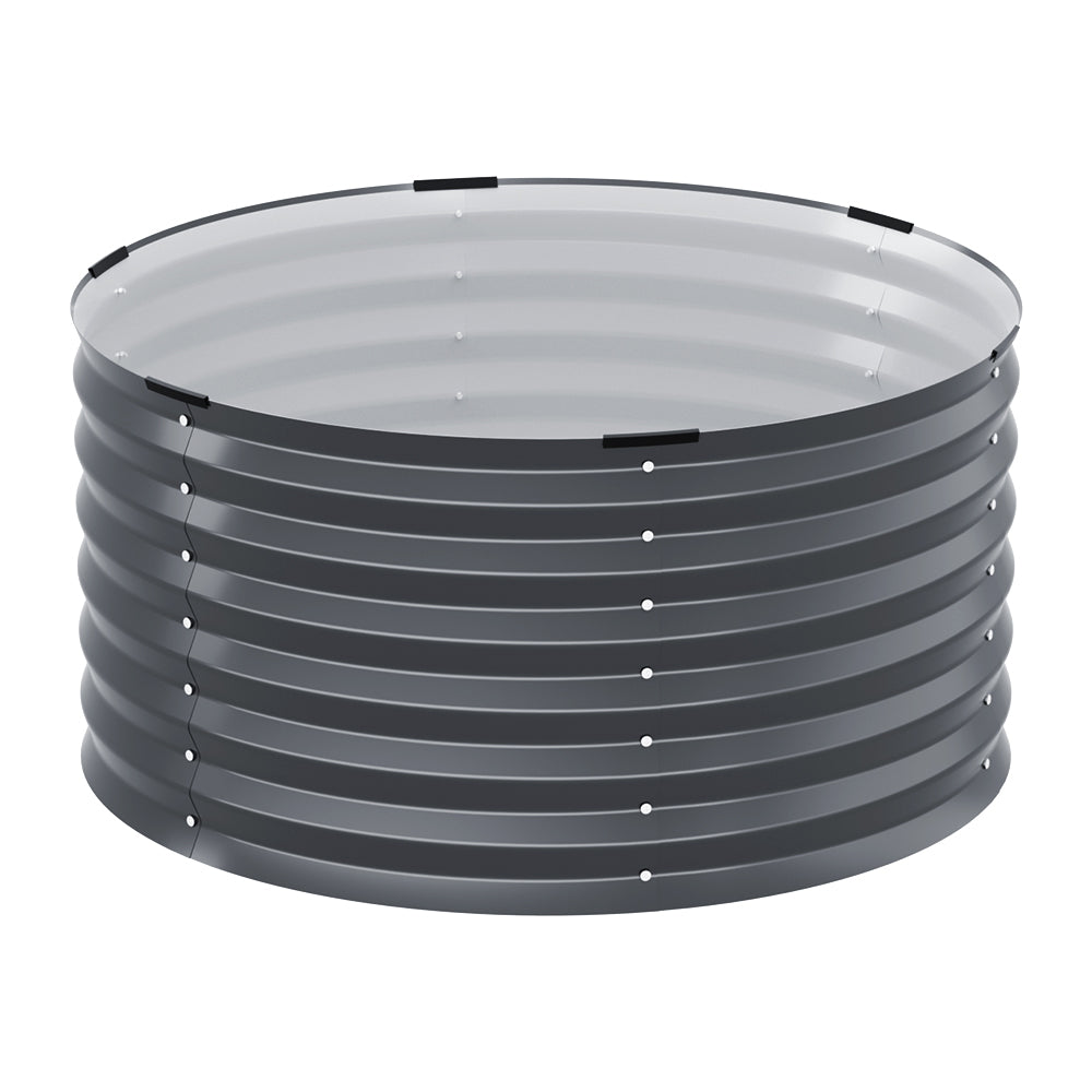 Green Fingers Garden Bed 90X45cm Planter Box Raised Container Galvanised Steel Greenfingers