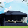 Instahut Gazebo Pop Up Marquee 3x6 Folding Tent Gazebos Camping 500D Oxford Navy