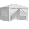 Instahut Gazebo 3x3 Pop Up Marquee Folding Tent Wedding Gazebos Camping Outdoor Canopy White