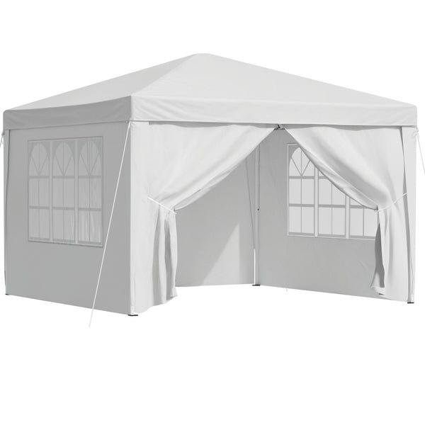 Instahut Gazebo 3x3 Pop Up Marquee Folding Tent Wedding Gazebos Camping Outdoor Canopy White Awezingly