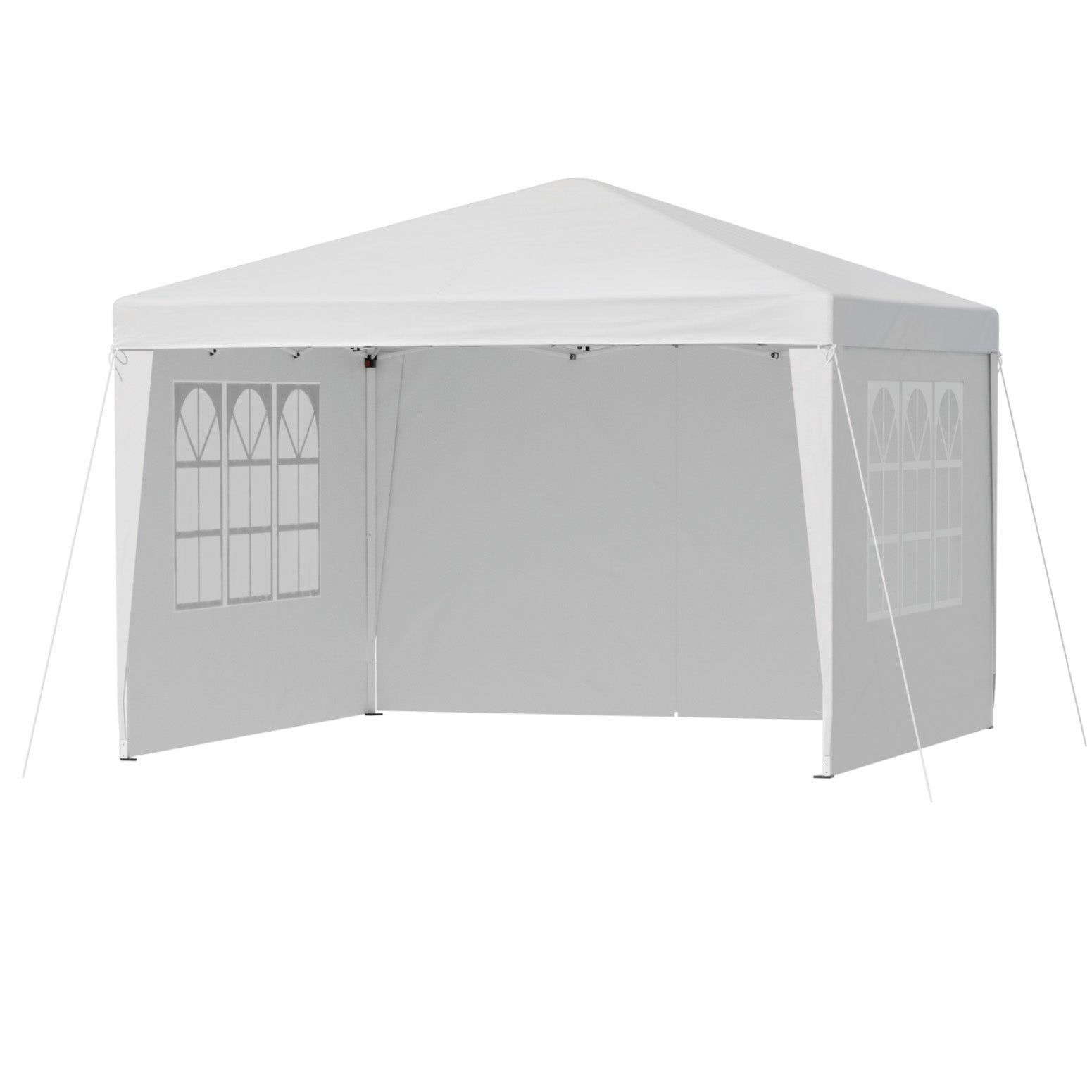Instahut Gazebo 3x3 Pop Up Marquee Folding Tent Wedding Gazebos Camping Outdoor Canopy White Awezingly