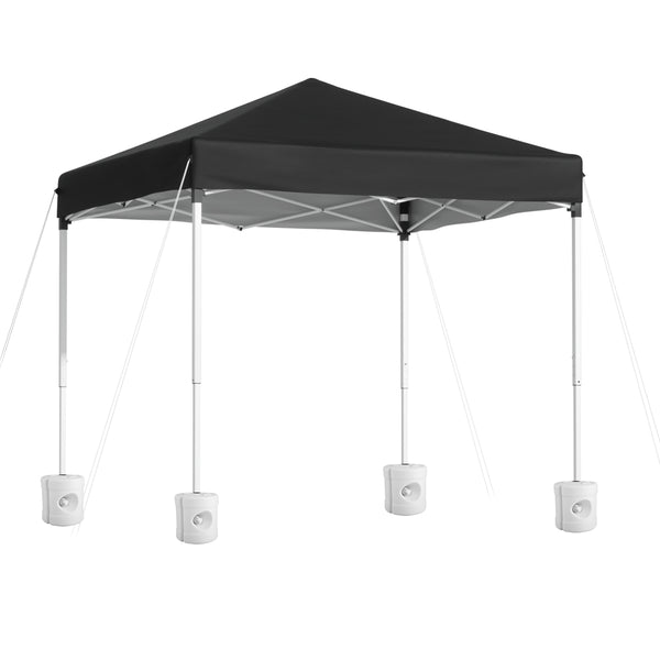 Instahut Gazebo 2x2m Outdoor Patio Garden Marquee Shade w/ Base Pods Black Awezingly