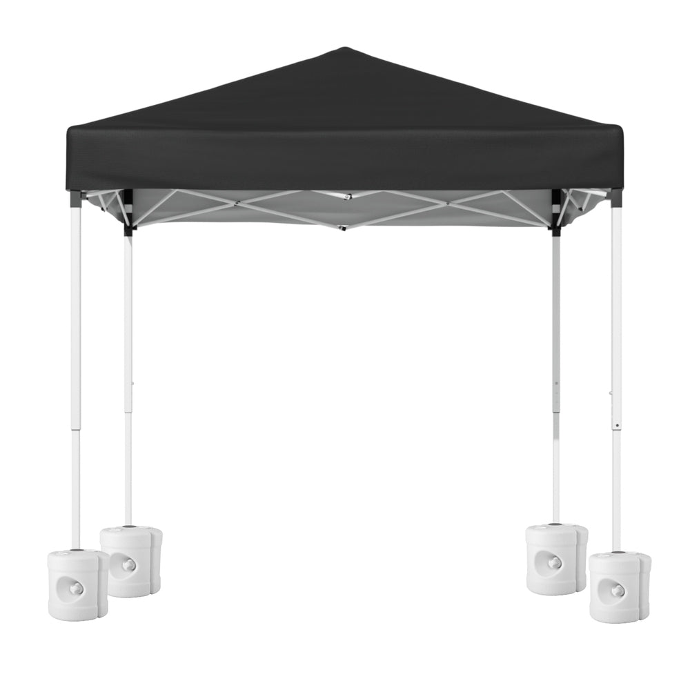 Instahut Gazebo 2x2m Outdoor Patio Garden Marquee Shade w/ Base Pods Black Awezingly