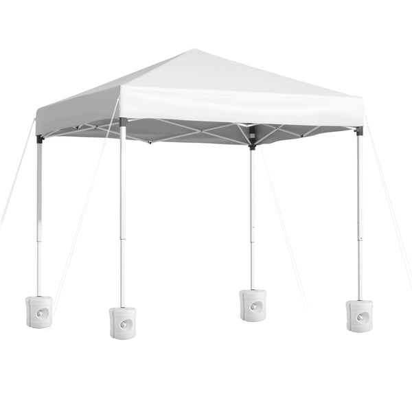 Instahut Gazebo 2x2m Outdoor Patio Garden Marquee Shade w/ Base Pods White Awezingly