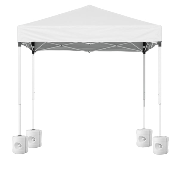 Instahut Gazebo 2x2m Outdoor Patio Garden Marquee Shade w/ Base Pods White Awezingly