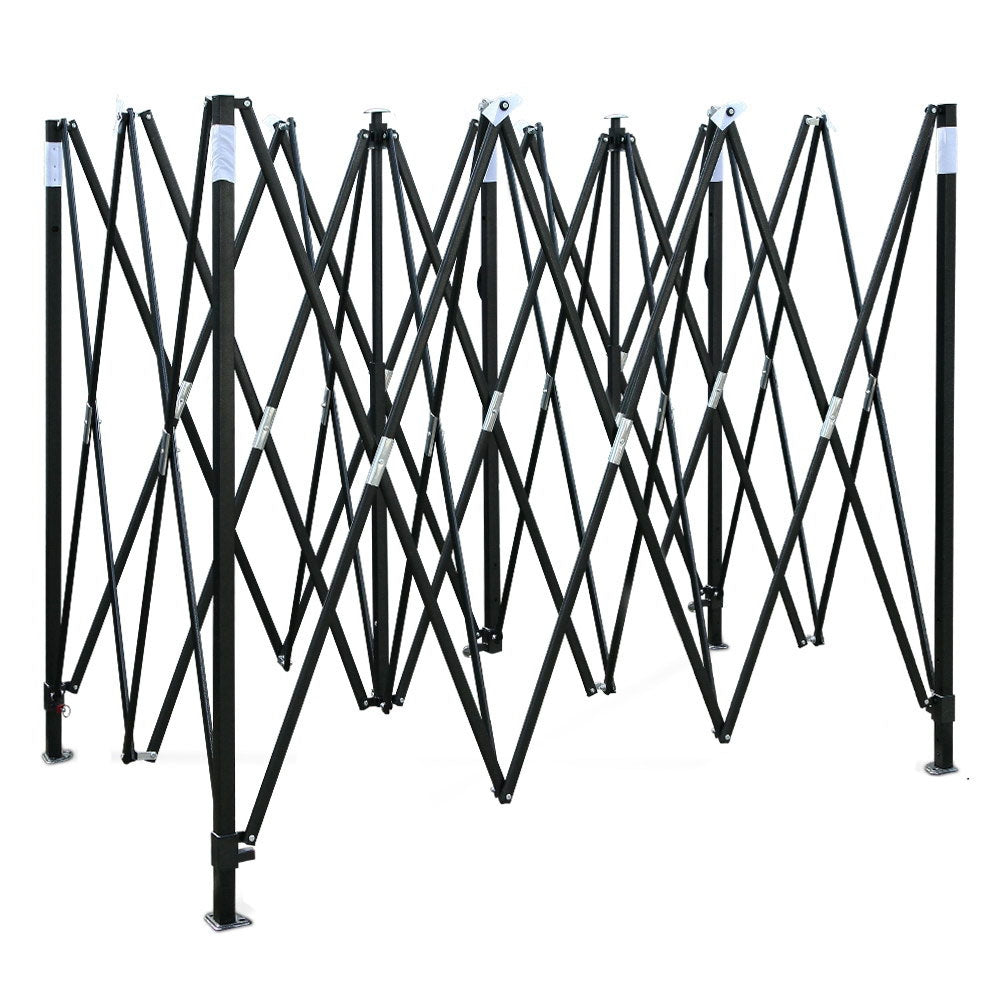 Instahut Gazebo Pop Up Marquee 3x4.5 Folding Tent 500D Oxford Fabric White Awezingly