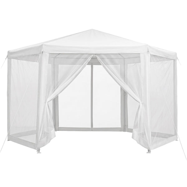 Instahut Gazebo?2x2m Marquee Wedding Party Tent Outdoor Camping Mesh Wall Canopy Shade Gazebos Navy instahut