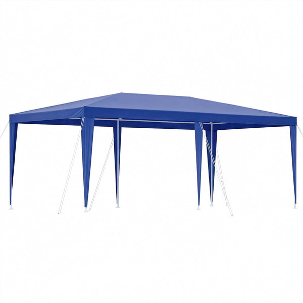 Instahut Gazebo 3x6m Wedding Party Marquee Tent Outdoor Event Camping Canopy Shade Blue instahut