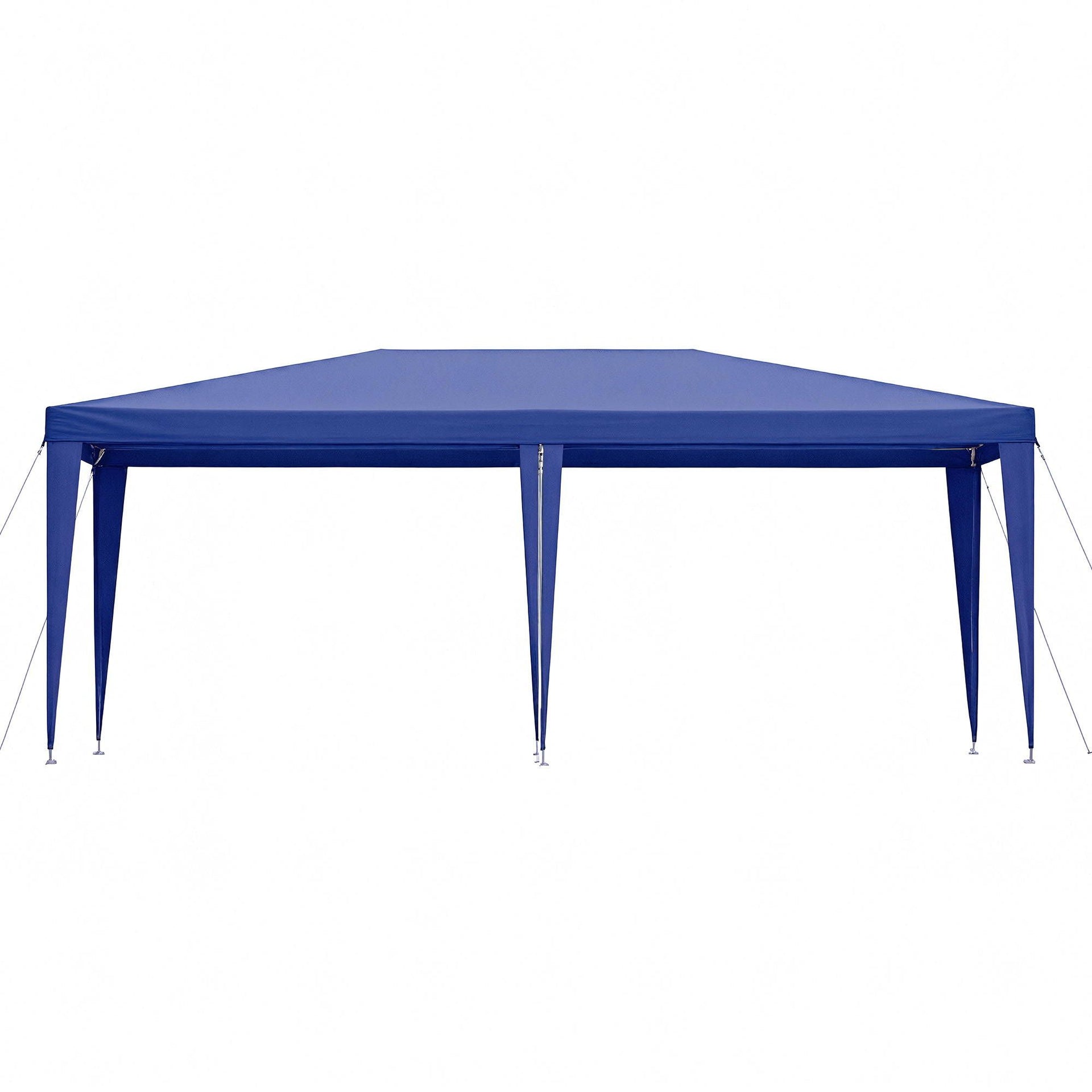 Instahut Gazebo 3x6m Wedding Party Marquee Tent Outdoor Event Camping Canopy Shade Blue instahut