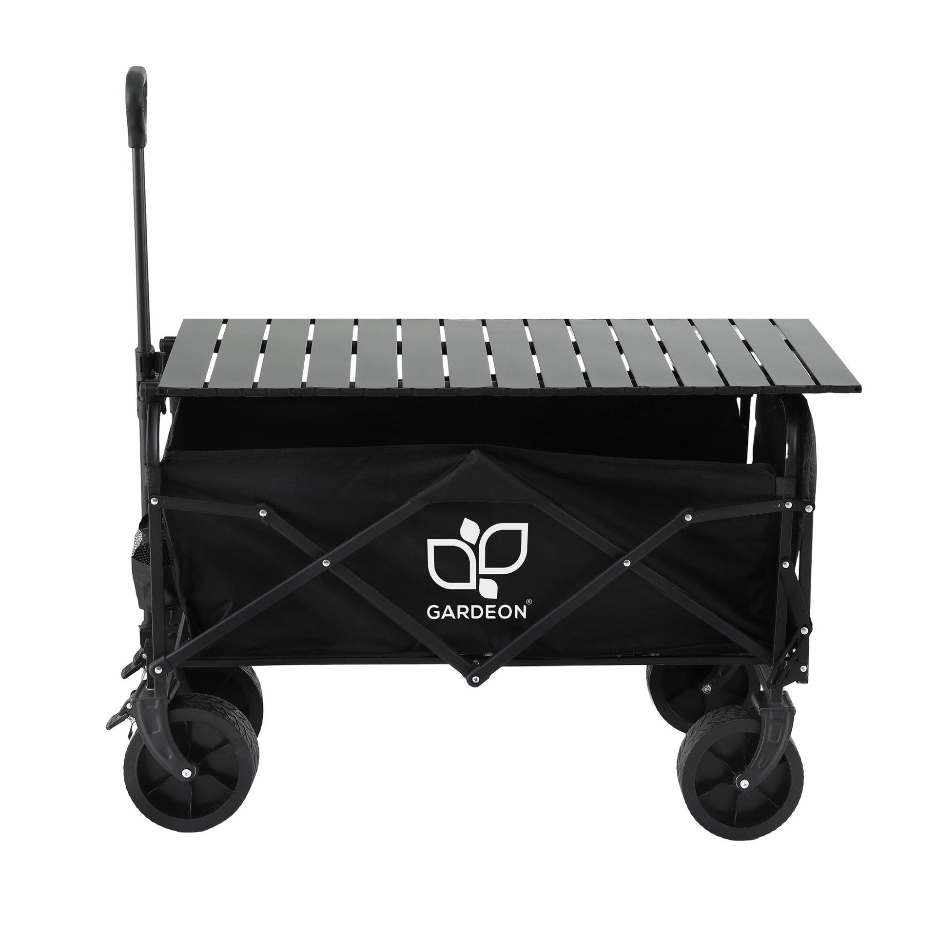 Gardeon Folding Camping Wagon Heavy Duty Utility Cart with Tailgate Table 150L Gardeon