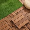Gardeon 10PCS Wood Deck Tiles 30x30cm Interlocking Floor Tiles for Patio Balcony Garden