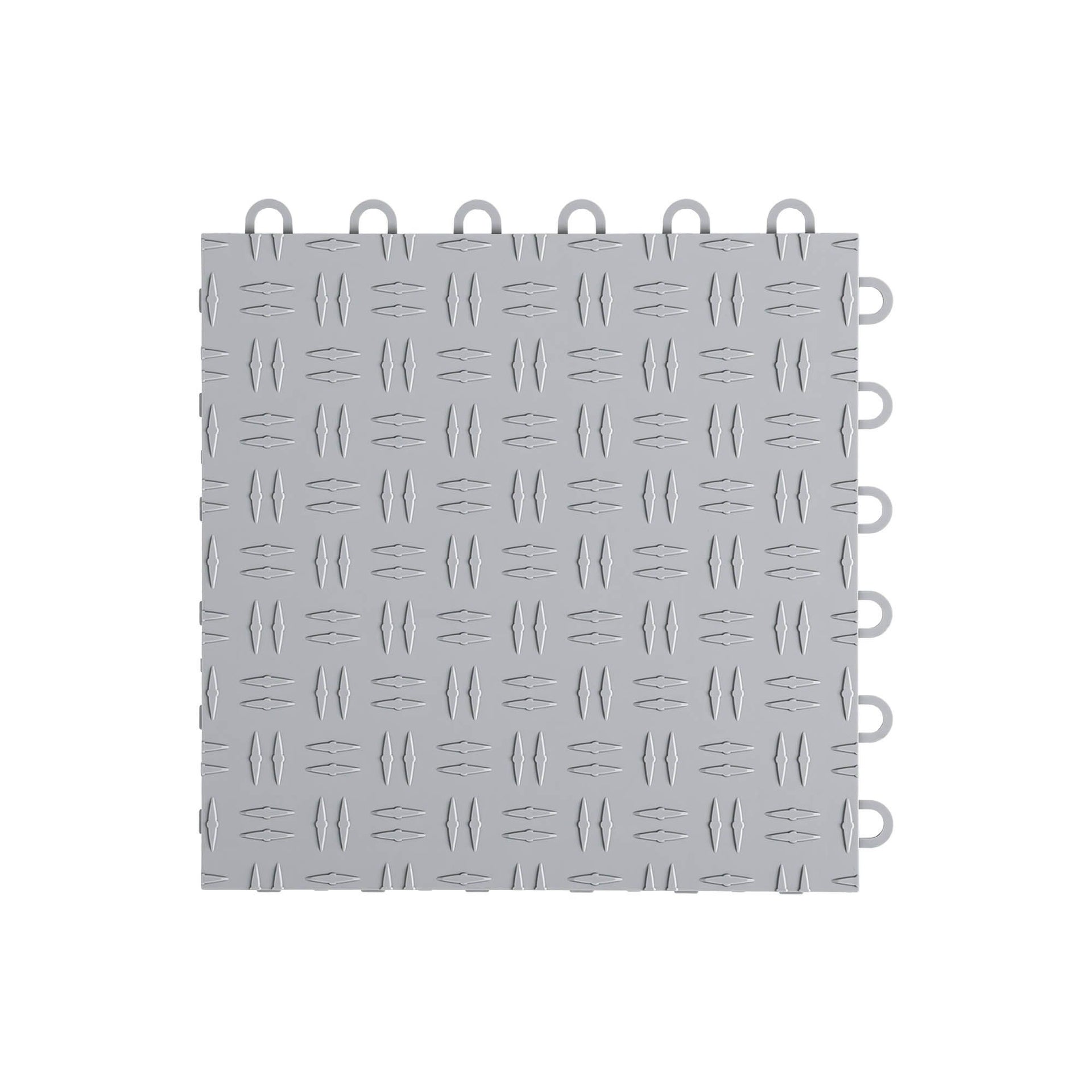 Giantz Garage Floor Tiles Interlocking PP Flooring 25PCS 30x30cm Grey Awezingly