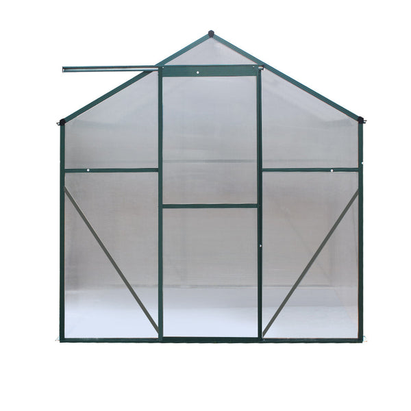 Greenfingers Greenhouse Aluminum Green House Garden Shed Polycarbonate 1.9x1.9M Greenfingers