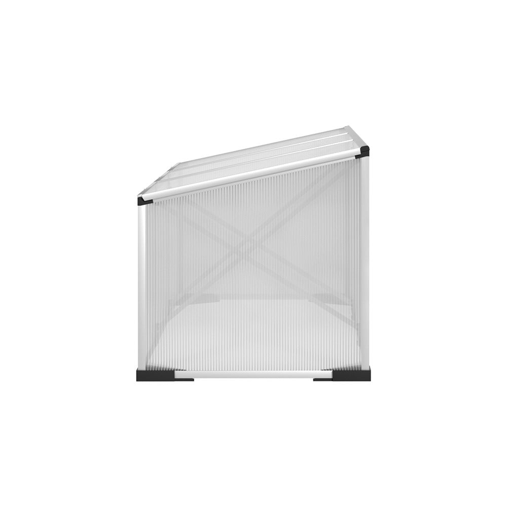 Greenfingers Aluminium Greenhouse 180x50x50 cm Green House Polycarbonate Garden Greenfingers