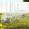 Green Fingers Mini Greenhouse 300x45x30cm Tunnel Clear PVC Steel Frame Portable