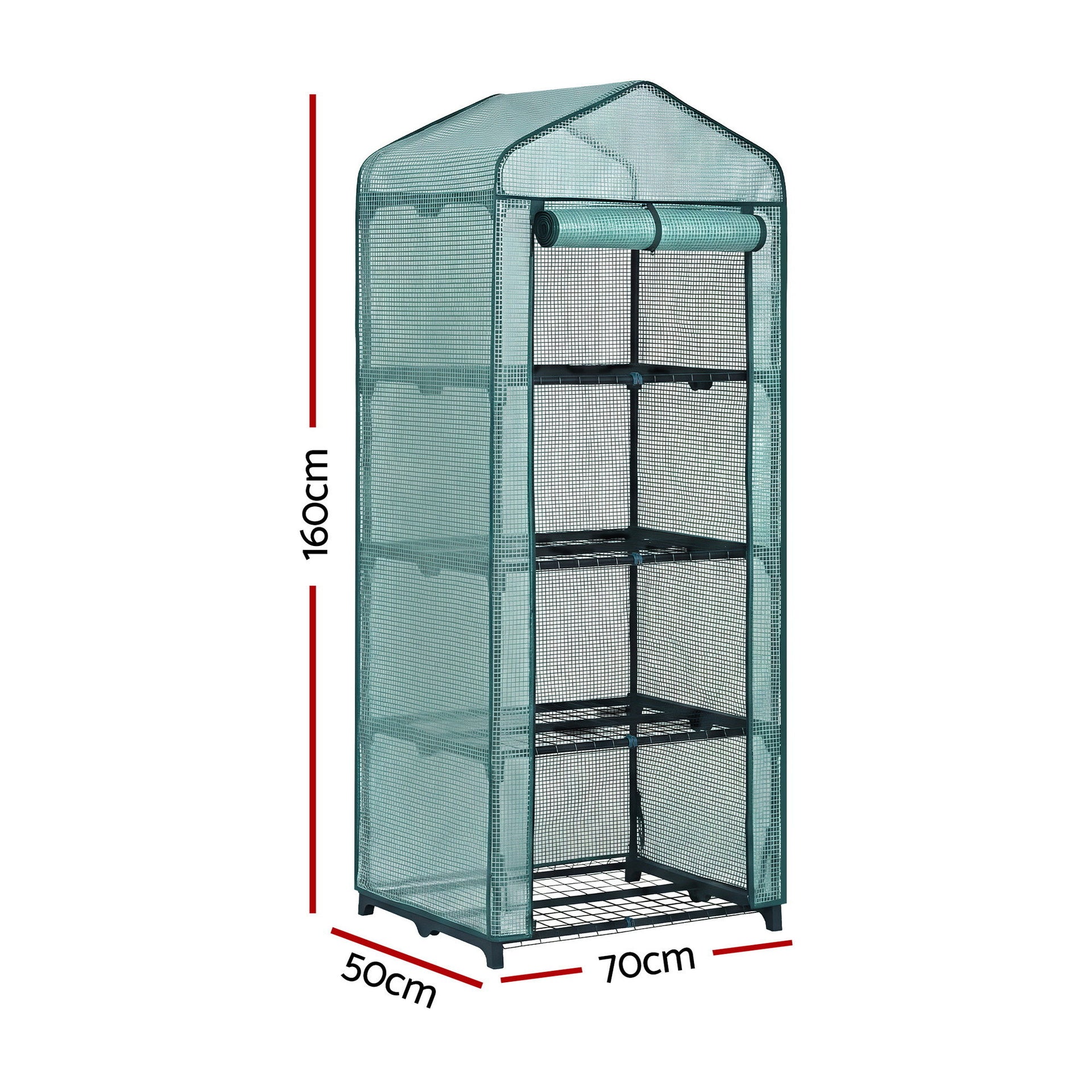 Green Fingers Greenhouse 4 Tiers Mini Green House Garden Bed 1.6x0.7x0.5M Awezingly