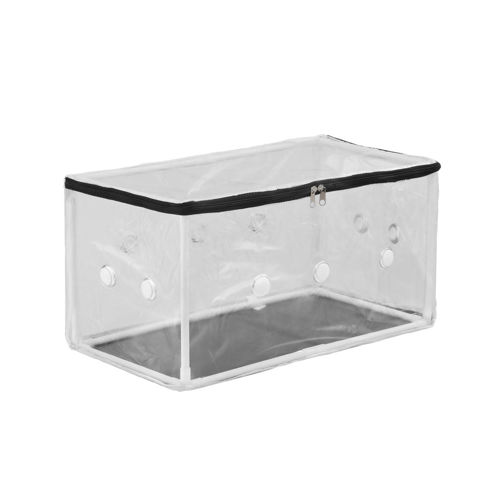 Green Fingers Mini Greenhouse 50x25x25cm PVC Cover for Mushrooms Succulents Awezingly