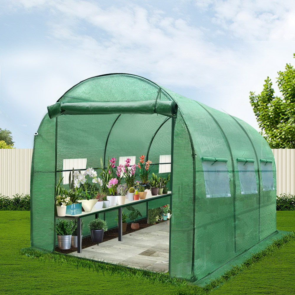 Greenfingers Greenhouse Garden Shed Green House 3X2X2M Greenhouses Storage Lawn Greenfingers