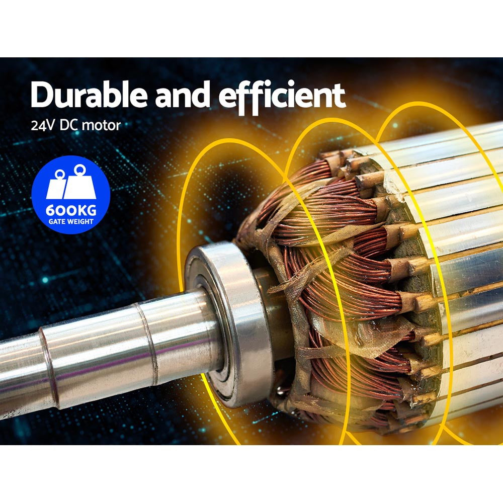 Single Swing Gate Opener 600KG 20W Solar Panel UL-tech